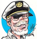 Caricature of Captain Cartoon
